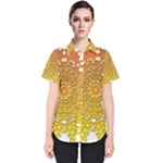 Mandala Background Image Ornament Women s Short Sleeve Shirt