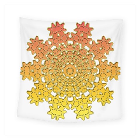 Mandala Background Image Ornament Square Tapestry (Small) from ArtsNow.com
