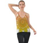 Mandala Background Image Ornament Chiffon Cami