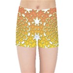 Mandala Background Image Ornament Kids  Sports Shorts