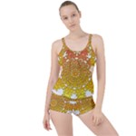 Mandala Background Image Ornament Boyleg Tankini Set 
