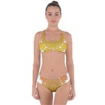 Mandala Background Image Ornament Criss Cross Bikini Set