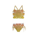 Mandala Background Image Ornament Girls  Tankini Swimsuit