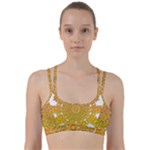 Mandala Background Image Ornament Line Them Up Sports Bra