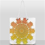 Mandala Background Image Ornament Full Print Rope Handle Tote (Large)