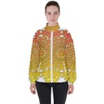 Mandala Background Image Ornament Women s High Neck Windbreaker