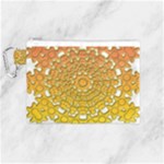 Mandala Background Image Ornament Canvas Cosmetic Bag (Medium)