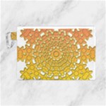 Mandala Background Image Ornament Canvas Cosmetic Bag (Large)