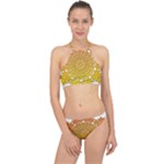 Mandala Background Image Ornament Halter Bikini Set