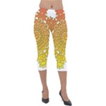 Mandala Background Image Ornament Lightweight Velour Capri Leggings 