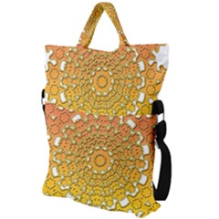 Fold Over Handle Tote Bag 