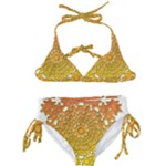 Mandala Background Image Ornament Kids  Classic Bikini Set