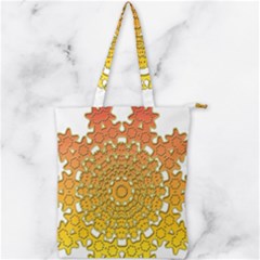 Double Zip Up Tote Bag 