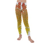 Mandala Background Image Ornament Kids  Lightweight Velour Leggings