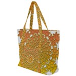 Mandala Background Image Ornament Zip Up Canvas Bag