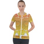 Mandala Background Image Ornament Short Sleeve Zip Up Jacket