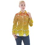 Mandala Background Image Ornament Women s Long Sleeve Pocket Shirt