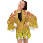 Mandala Background Image Ornament Long Sleeve Kimono
