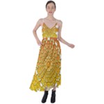 Mandala Background Image Ornament Tie Back Maxi Dress