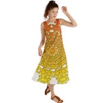 Mandala Background Image Ornament Summer Maxi Dress