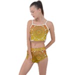 Mandala Background Image Ornament Summer Cropped Co-Ord Set