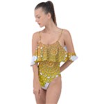 Mandala Background Image Ornament Drape Piece Swimsuit