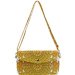 Mandala Background Image Ornament Removable Strap Clutch Bag