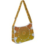 Mandala Background Image Ornament Zip Up Shoulder Bag