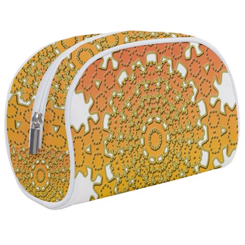 Mandala Background Image Ornament Make Up Case (Medium) from ArtsNow.com