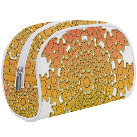 Mandala Background Image Ornament Make Up Case (Large) from ArtsNow.com