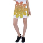 Mandala Background Image Ornament Tennis Skirt