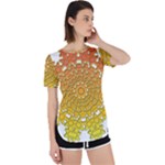 Mandala Background Image Ornament Perpetual Short Sleeve T-Shirt