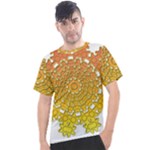 Mandala Background Image Ornament Men s Sport Top