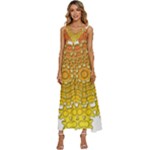 Mandala Background Image Ornament V-Neck Sleeveless Loose Fit Overalls