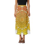 Mandala Background Image Ornament Classic Midi Chiffon Skirt