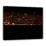 San Fransisco Usa California Water Canvas 20  x 16  (Stretched)