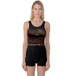 San Fransisco Usa California Water One Piece Boyleg Swimsuit