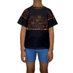 San Fransisco Usa California Water Kids  Short Sleeve Swimwear