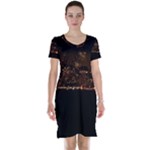 San Fransisco Usa California Water Short Sleeve Nightdress