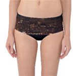 San Fransisco Usa California Water Mid-Waist Bikini Bottoms