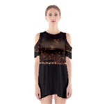 San Fransisco Usa California Water Shoulder Cutout One Piece Dress