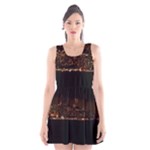 San Fransisco Usa California Water Scoop Neck Skater Dress