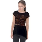 San Fransisco Usa California Water Cap Sleeve High Low Top