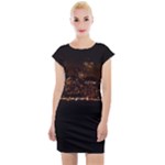 San Fransisco Usa California Water Cap Sleeve Bodycon Dress