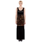 San Fransisco Usa California Water Thigh Split Maxi Dress