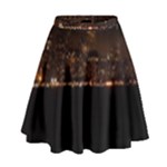 San Fransisco Usa California Water High Waist Skirt
