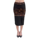 San Fransisco Usa California Water Midi Pencil Skirt