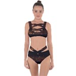 San Fransisco Usa California Water Bandaged Up Bikini Set 