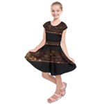 San Fransisco Usa California Water Kids  Short Sleeve Dress