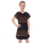 San Fransisco Usa California Water Kids  Drop Waist Dress